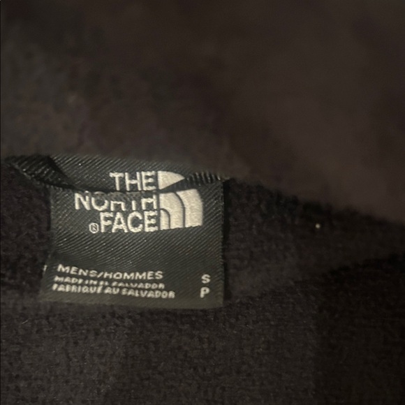The North Face Men's Black Quarter Zip-Up Sweater - Picture 2 of 3